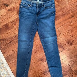Women's Blue Jeans J crew 31T toothpick 12 tall